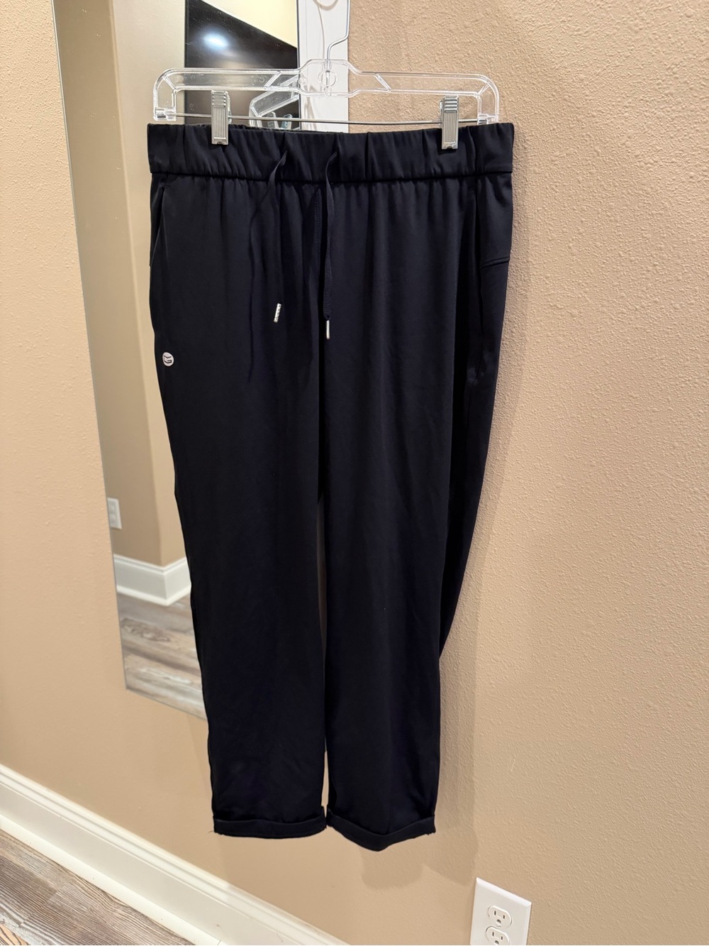 Women’s Black Drawstring Pants - Performance Comfort